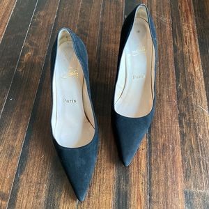 Christian Louboutin Black Pigalle Follies Heels